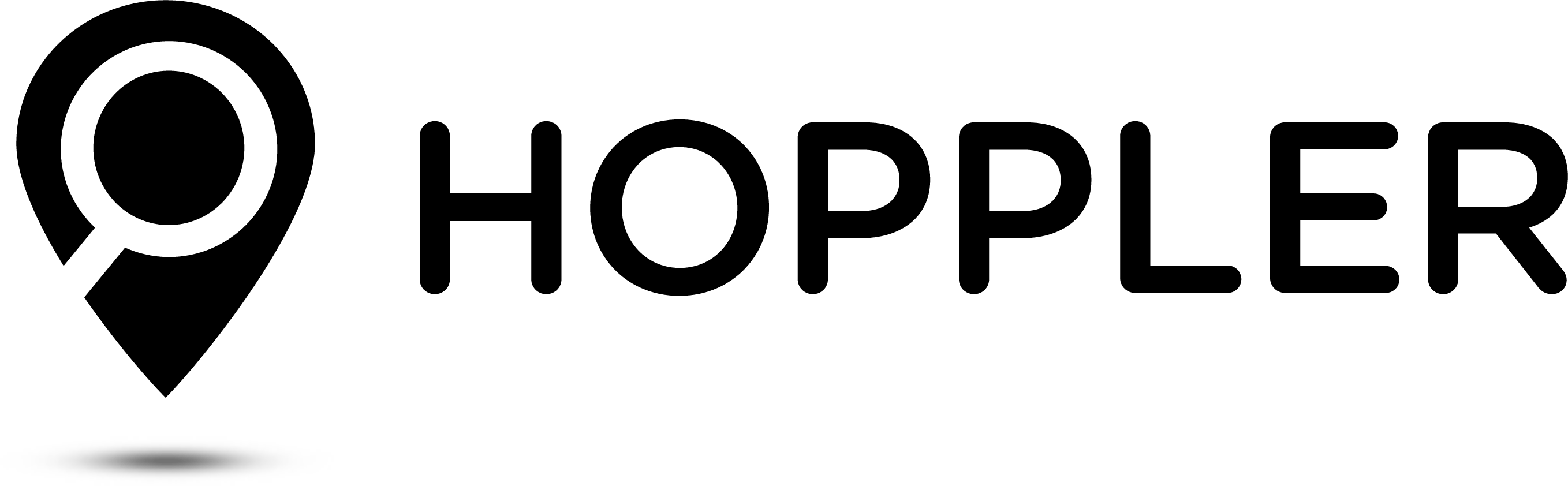 Hoppler logo Monochrome